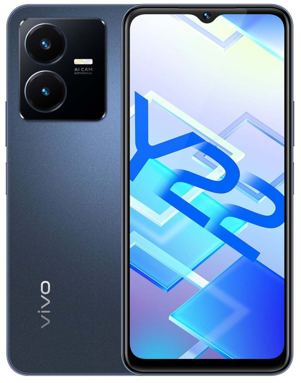 Купить Смартфон vivo Y22 4/64 ГБ RU Starlit Blue